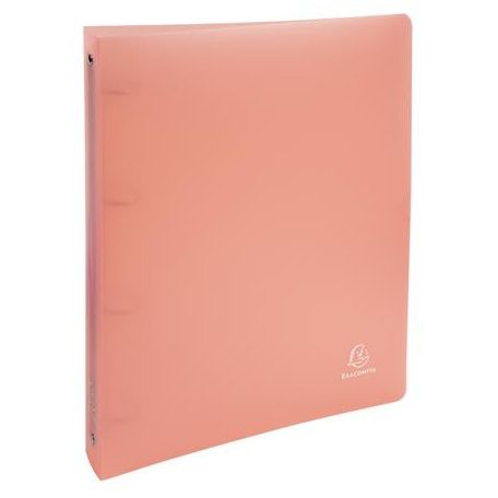 EXACOMPTA Gyűrűs könyv, 4 gyűrű, 40 mm, A4, PP, EXACOMPTA, vegyes pasztell színek