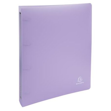 EXACOMPTA Gyűrűs könyv, 4 gyűrű, 40 mm, A4, PP, EXACOMPTA, vegyes pasztell színek