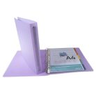 EXACOMPTA Gyűrűs könyv, 4 gyűrű, 40 mm, A4, PP, EXACOMPTA, pasztell lila