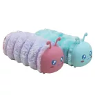 EXACOMPTA Tolltartó, cipzáras, szőrme-szilikon, EXACOMPTA "Caterpillar", vegyes színek