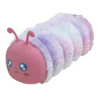 EXACOMPTA Tolltartó, cipzáras, szőrme-szilikon, EXACOMPTA "Caterpillar", vegyes színek
