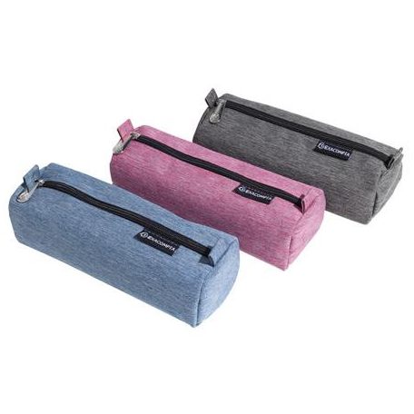 EXACOMPTA Tolltartó, cipzáras, EXACOMPTA "Denim 500", vegyes színek