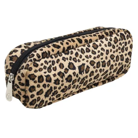 EXACOMPTA Tolltartó, cipzáras, szögletes, EXACOMPTA "Leopard"