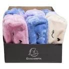 EXACOMPTA Tolltartó, cipzáras, EXACOMPTA "Fur", vegyes színek