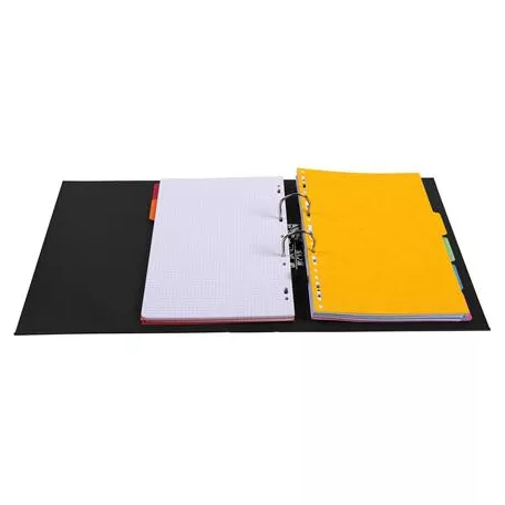 EXACOMPTA Iratrendező, 70 mm, A4, PVC, EXACOMPTA, fekete