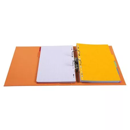 EXACOMPTA Iratrendező, 70 mm, A4, PVC, EXACOMPTA, narancs
