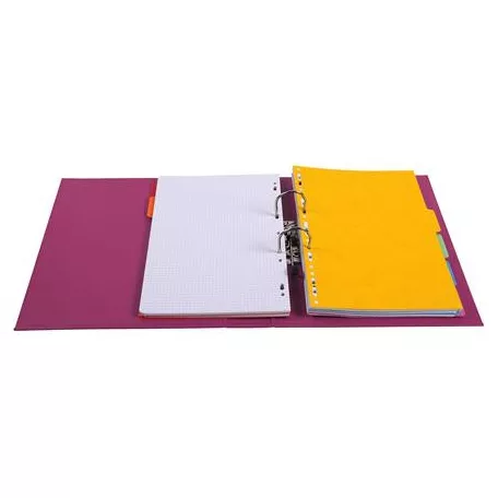 EXACOMPTA Iratrendező, 70 mm, A4, PVC, EXACOMPTA, fuxia