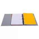 EXACOMPTA Iratrendező, 70 mm, A4, PVC, EXACOMPTA, sötétszürke