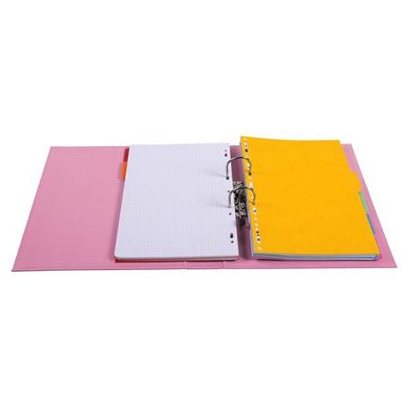 EXACOMPTA Iratrendező, 70 mm, A4, PVC, EXACOMPTA, pink