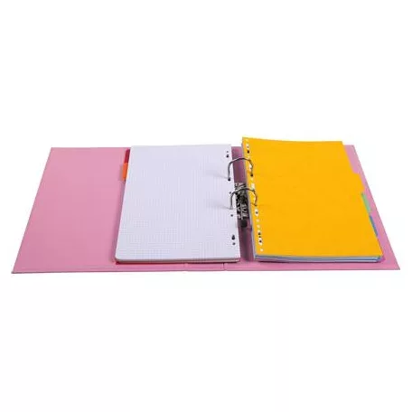 EXACOMPTA Iratrendező, 70 mm, A4, PVC, EXACOMPTA, pink