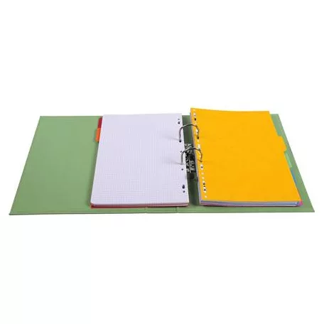 EXACOMPTA Iratrendező, 70 mm, A4, PVC, EXACOMPTA, lime