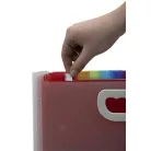 EXACOMPTA Harmonika irattartó, A4, PP, 24 rekeszes, EXACOMPTA