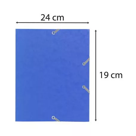 EXACOMPTA Gumis mappa, prespán, A5, EXACOMPTA, vegyes színek