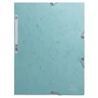 EXACOMPTA Gumis mappa, prespán, A4, EXACOMPTA "Skandi", jégkék