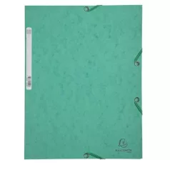 EXACOMPTA Gumis mappa, prespán, A4, EXACOMPTA, zöld