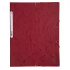 EXACOMPTA Gumis mappa, prespán, A4, EXACOMPTA, cseresznye