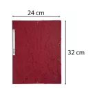 EXACOMPTA Gumis mappa, prespán, A4, EXACOMPTA, cseresznye