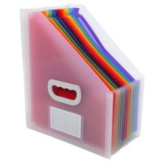   EXACOMPTA Harmonika iratpapucs, 265x325 mm, PP, 12 rekeszes, EXACOMPTA, színes