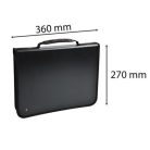 EXACOMPTA Konferencia mappa, A4, PP, cipzáras, EXACOMPTA "Exactive®"