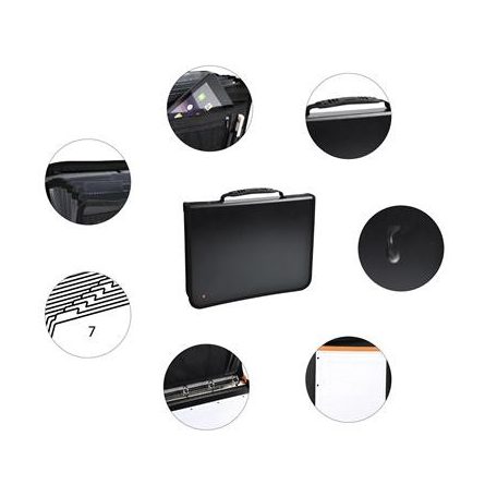 EXACOMPTA Konferencia mappa, A4, PP, cipzáras, EXACOMPTA "Exactive®"