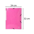 EXACOMPTA Gumis mappa, karton, A4, EXACOMPTA "Iderama", pink