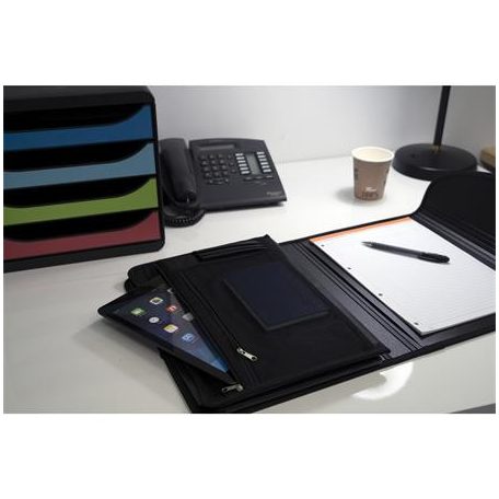 EXACOMPTA Konferencia mappa, A4, PP, patentos, EXACOMPTA "ExaFolio®", fekete