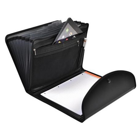 EXACOMPTA Konferencia mappa, A4, PP, patentos, EXACOMPTA "ExaFolio®", fekete