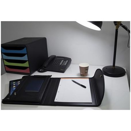 EXACOMPTA Konferencia mappa, A4, PP, patentos, EXACOMPTA "ExaFolio®", fekete