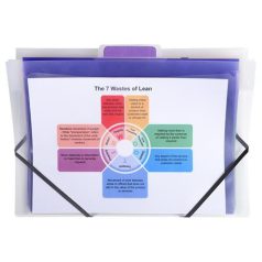 EXACOMPTA Irattároló, PP, 6 rekeszes, fali, EXACOMPTA