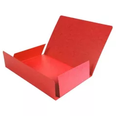 EXACOMPTA Pólyás dosszié, karton, A4, EXACOMPTA, piros