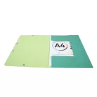 EXACOMPTA Gumis mappa, karton, A4, EXACOMPTA "Forever®", zöld