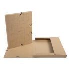 EXACOMPTA Gumis mappa, karton, A4, 25 mm, EXACOMPTA "Eterneco", vegyes minta