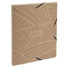 EXACOMPTA Gumis mappa, karton, A4, 25 mm, EXACOMPTA "Eterneco", vegyes minta