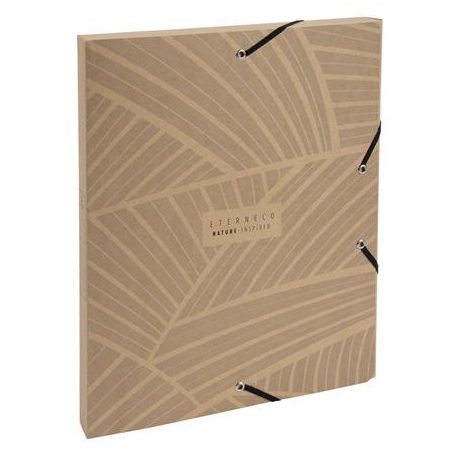 EXACOMPTA Gumis mappa, karton, A4, 25 mm, EXACOMPTA "Eterneco", vegyes minta