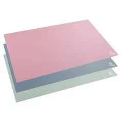   EXACOMPTA Könyökalátét, karton, 575x375 mm, EXACOMPTA "AutentiK", vegyes színek