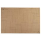 EXACOMPTA Könyökalátét, karton, 575x375 mm EXACOMPTA, "Eterneco®", barna