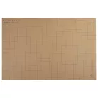 EXACOMPTA Könyökalátét, karton, 575x375 mm EXACOMPTA, "Eterneco®", barna