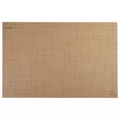  EXACOMPTA Könyökalátét, karton, 575x375 mm EXACOMPTA, "Eterneco®", barna