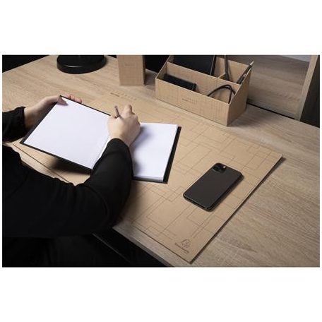 EXACOMPTA Könyökalátét, karton, 575x375 mm EXACOMPTA, "Eterneco®", barna