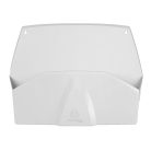 EXACOMPTA Fali rendszerező, 1 rekeszes, fekvő, 38,2x28,9x7,2 cm, EXACOMPTA "Autentik", fehér