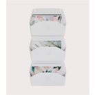 EXACOMPTA Fali rendszerező, 1 rekeszes, fekvő, 38,2x28,9x7,2 cm, EXACOMPTA "Autentik", fehér