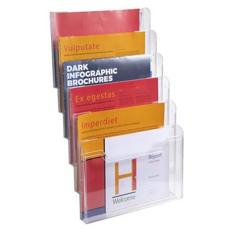 EXACOMPTA Katalógustartó elem, A4, fekvő, EXACOMPTA "Office", áttetsző, dupla