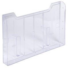   EXACOMPTA Katalógustartó fali elem, A4, fekvő, EXACOMPTA "Office", áttetsző