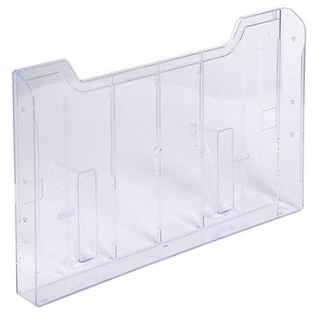 EXACOMPTA Katalógustartó fali elem, A4, fekvő, EXACOMPTA "Office", áttetsző