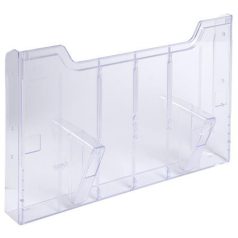   EXACOMPTA Katalógustartó fali elem, A4, fekvő, EXACOMPTA "Office", áttetsző