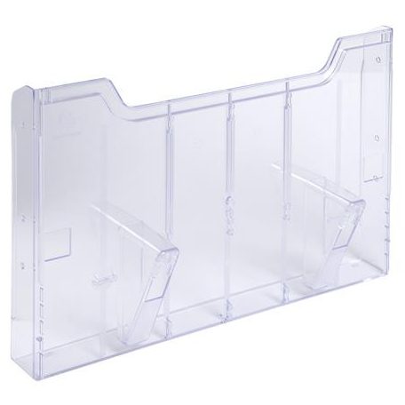 EXACOMPTA Katalógustartó fali elem, A4, fekvő, EXACOMPTA "Office", áttetsző