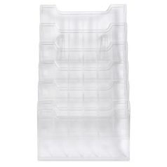   EXACOMPTA Katalógustartó, fali, A4, fekvő, 6 rekeszes, EXACOMPTA "Office", áttetsző