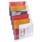 EXACOMPTA Katalógustartó, fali, A4, fekvő, 6 rekeszes, EXACOMPTA "Office", áttetsző