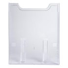 EXACOMPTA Katalógustartó fali elem, A4, álló, EXACOMPTA "Office", áttetsző