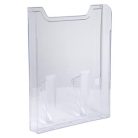 EXACOMPTA Katalógustartó fali elem, A4, álló, EXACOMPTA "Office", áttetsző